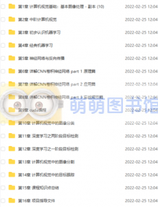 开课吧核心能力提升班计算机视觉方向 004期 – 百度云盘 – 下载-萌萌家图书馆