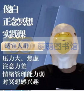 傻白正念冥想实践课 - 百度云盘 - 下载-萌萌家图书馆