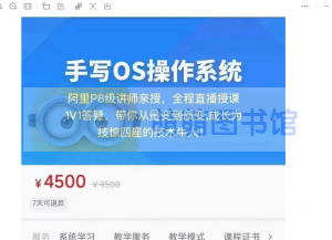 子牙手写OS操作系统三期 - 百度云盘 - 下载-萌萌家图书馆