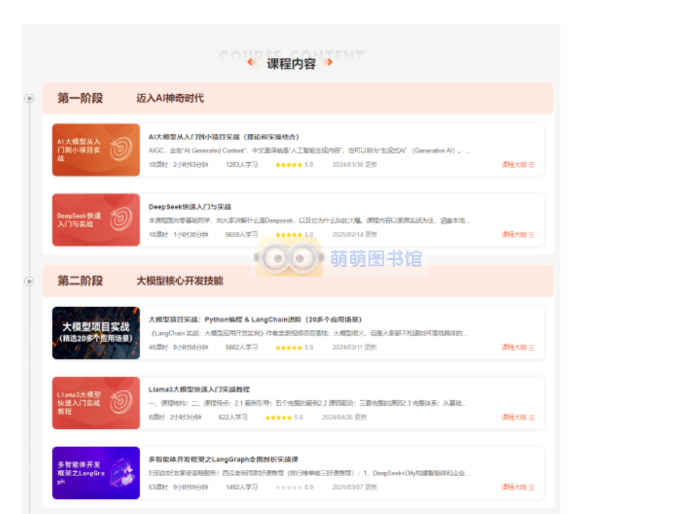 大模型之RAG进阶实战，在DeepSeek浪潮下的RAG实战案例讲解-百度网盘-下载-萌萌家图书馆